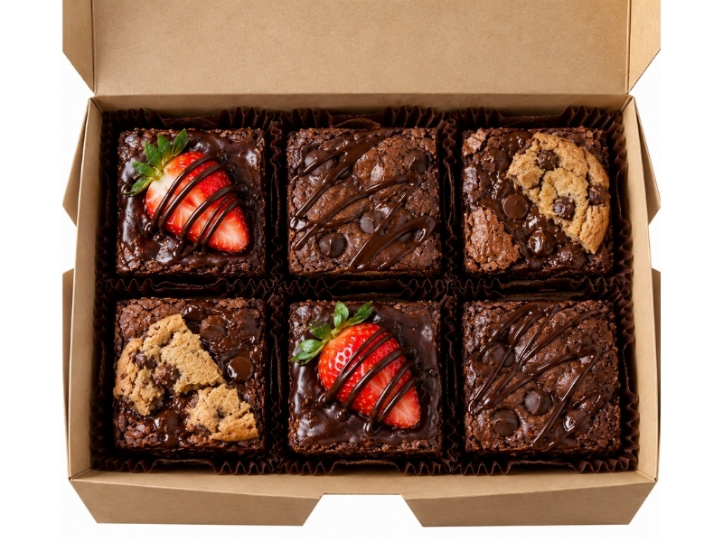 Crumb & Berry Brownie by NIRO'S